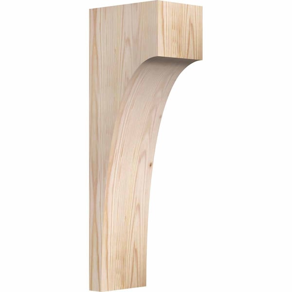 Ekena Millwork Huntington Smooth Corbel, Douglas Fir, 5 1/2"W x 8"D x 24"H COR06X08X24HUN00SDF - main